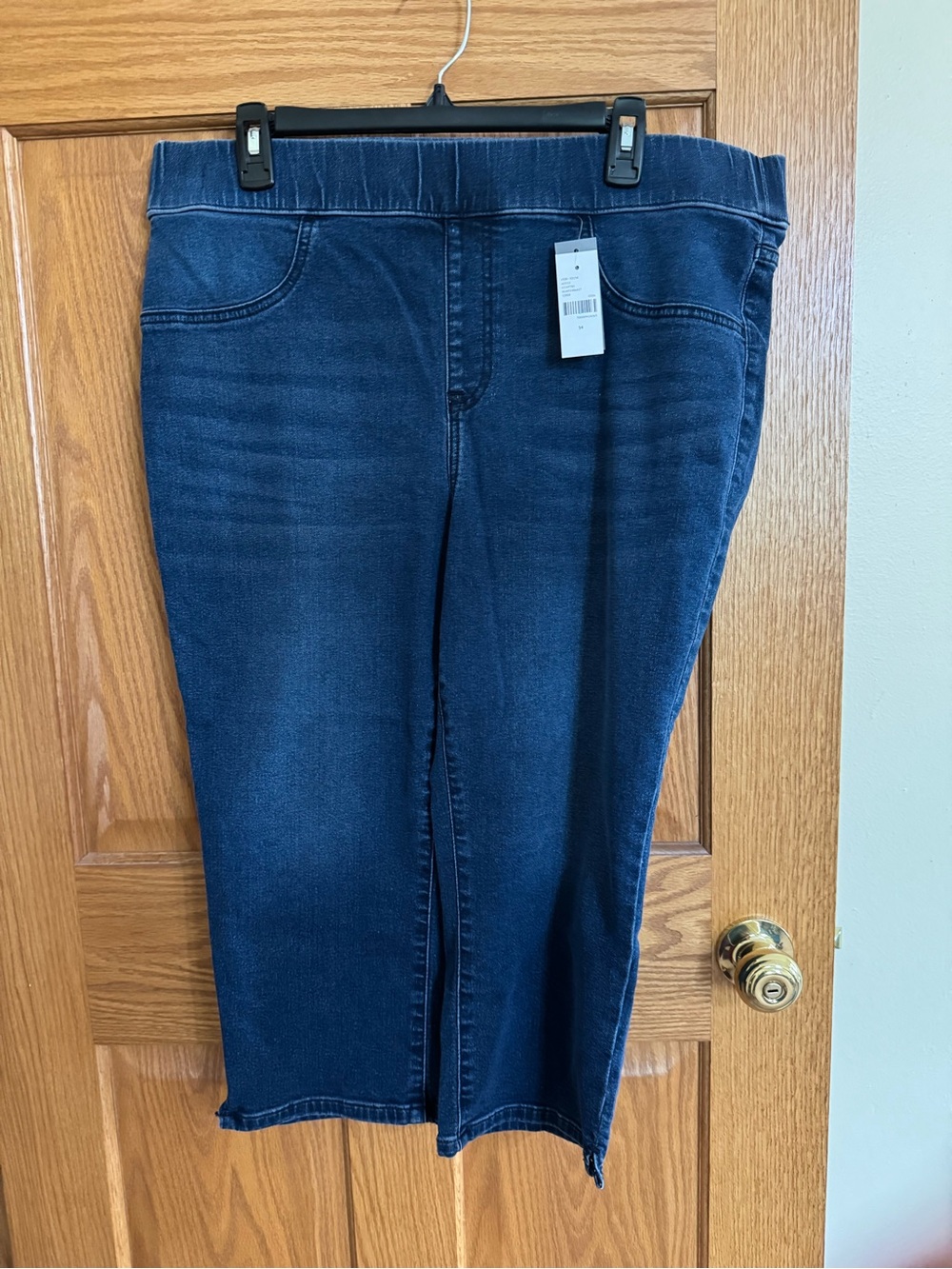 Lane Bryant Dark Blue Pull-On Women's Pedal Jean